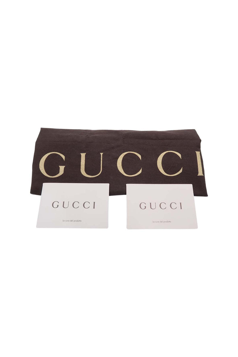 Close-up of GG bags hardware and fine stitching