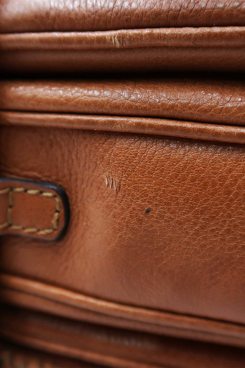 Close-up of Medium bags hardware and fine stitching
