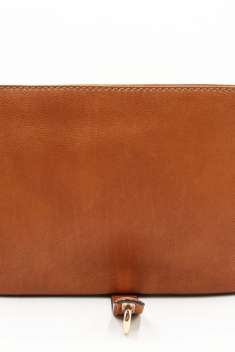 Close-up of Medium bags hardware and fine stitching