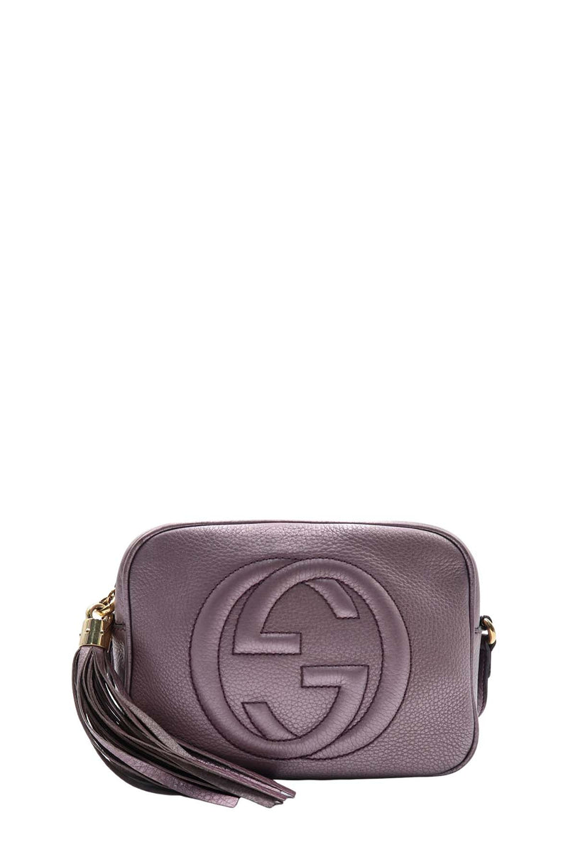 Metallic bags luxury designer piece front view