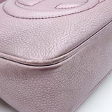Metallic premium bags detail and craftsmanship close-up
