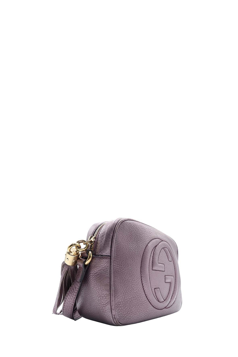 Metallic premium bags detail and craftsmanship close-up