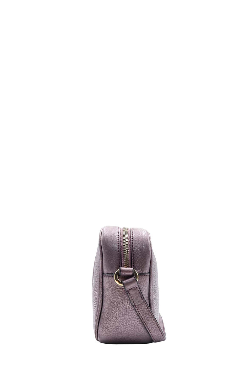 Metallic bags luxury designer piece front view