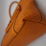Close-up of Gucci bags hardware and fine stitching
