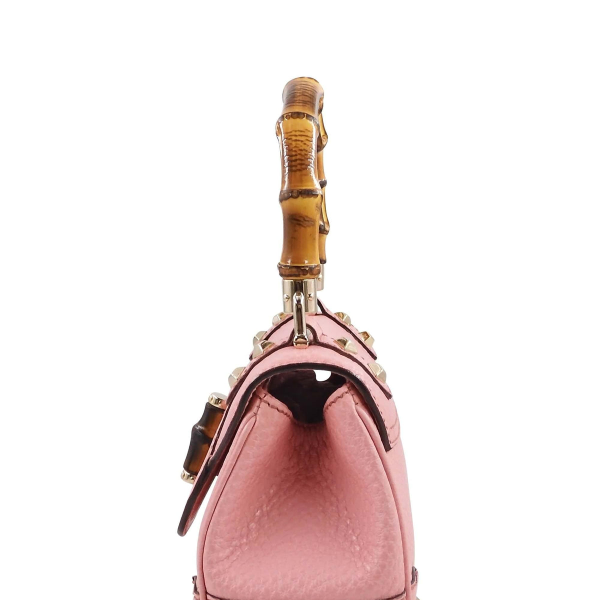 Close-up of Mini bags hardware and fine stitching