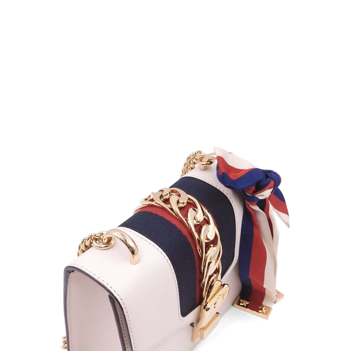 Close-up of Mini bags hardware and fine stitching