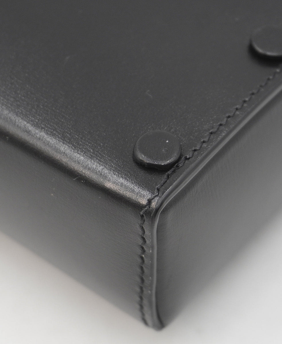 Close-up of Mini bags hardware and fine stitching