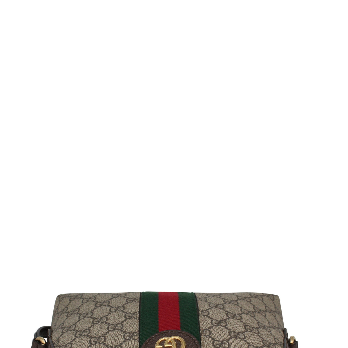 Close-up of Ophidia bags hardware and fine stitching