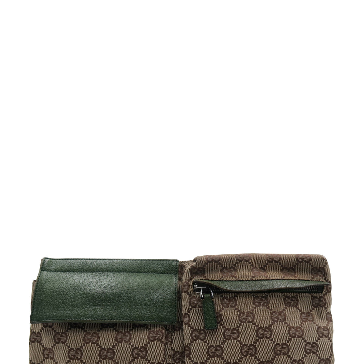 Gucci Bags? Gucci Vintage Canvas Web Belt Bag Brown Green Premium Designer Shoulder Bag