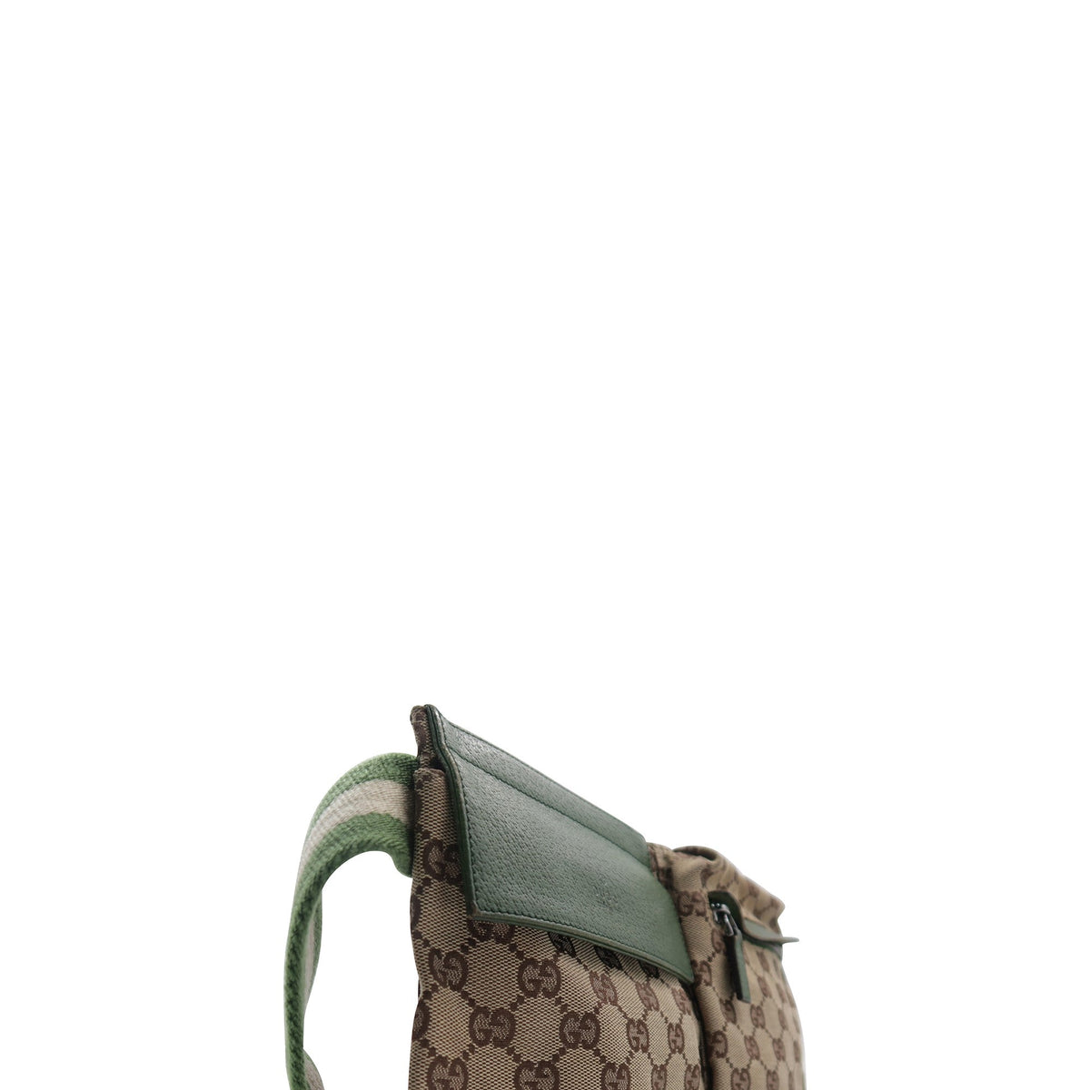 Gucci Bags? Gucci Vintage Canvas Web Belt Bag Brown Green Premium Designer Shoulder Bag