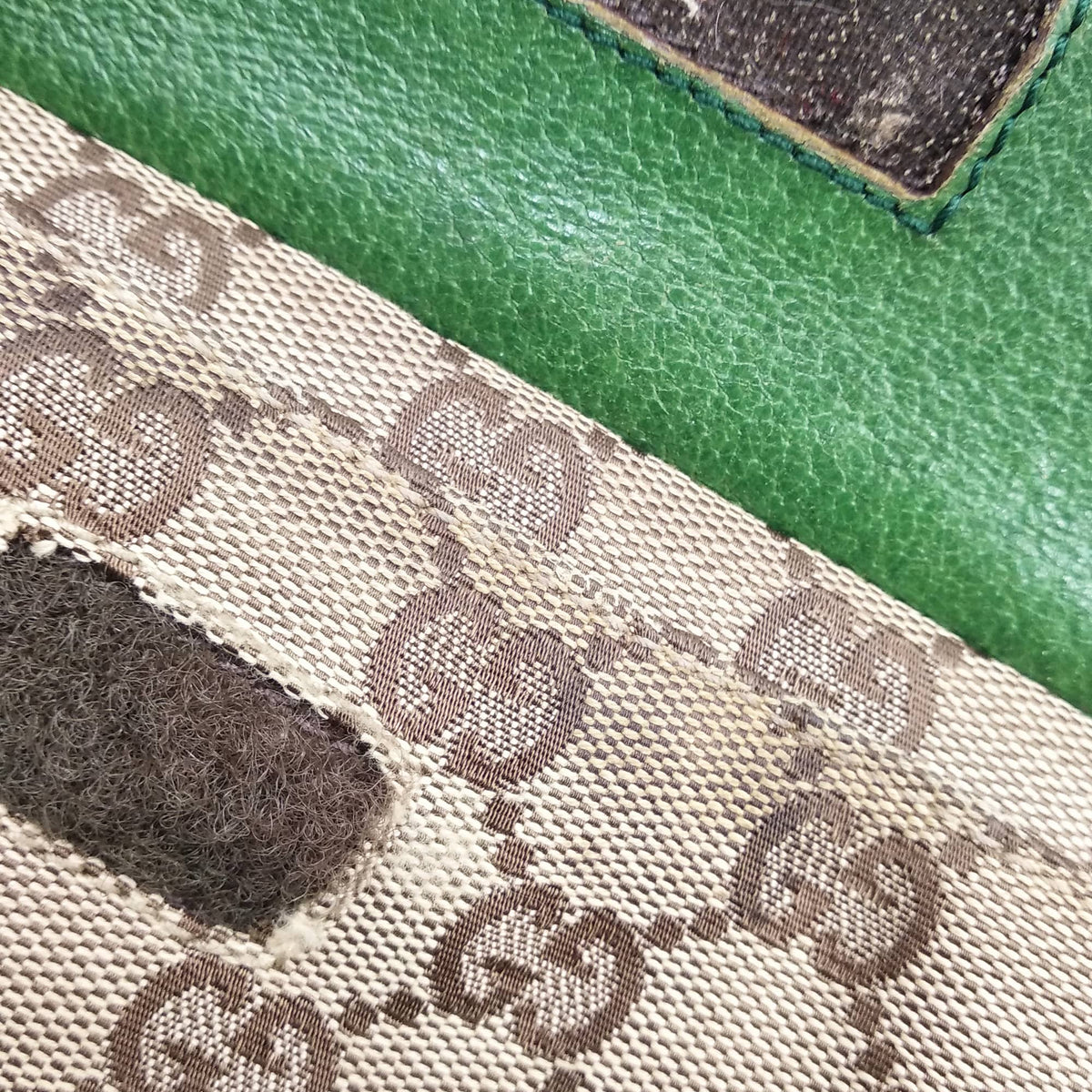Gucci Bags? Gucci Vintage Canvas Web Belt Bag Brown Green Premium Designer Shoulder Bag