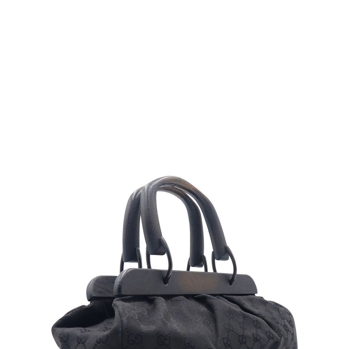 Gucci Bags? Gucci Vintage Top Handle Frame Bag Black Luxury Designer Leather Handbag
