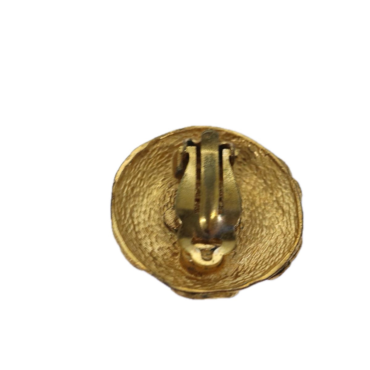 Chanel Jewellery? Chanel COCO Mark Earring metal Gold Auth hk1466 Luxury Designer Statement Jewellery
