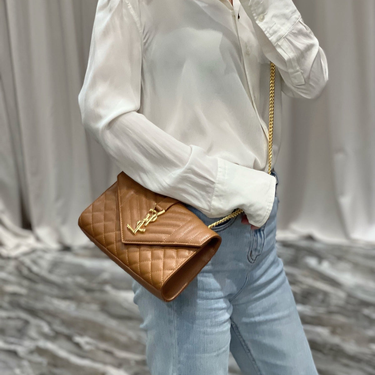 Saint Laurent Wallets? Saint Laurent Small Envelope Bag Elegant Everyday Leather Wallet