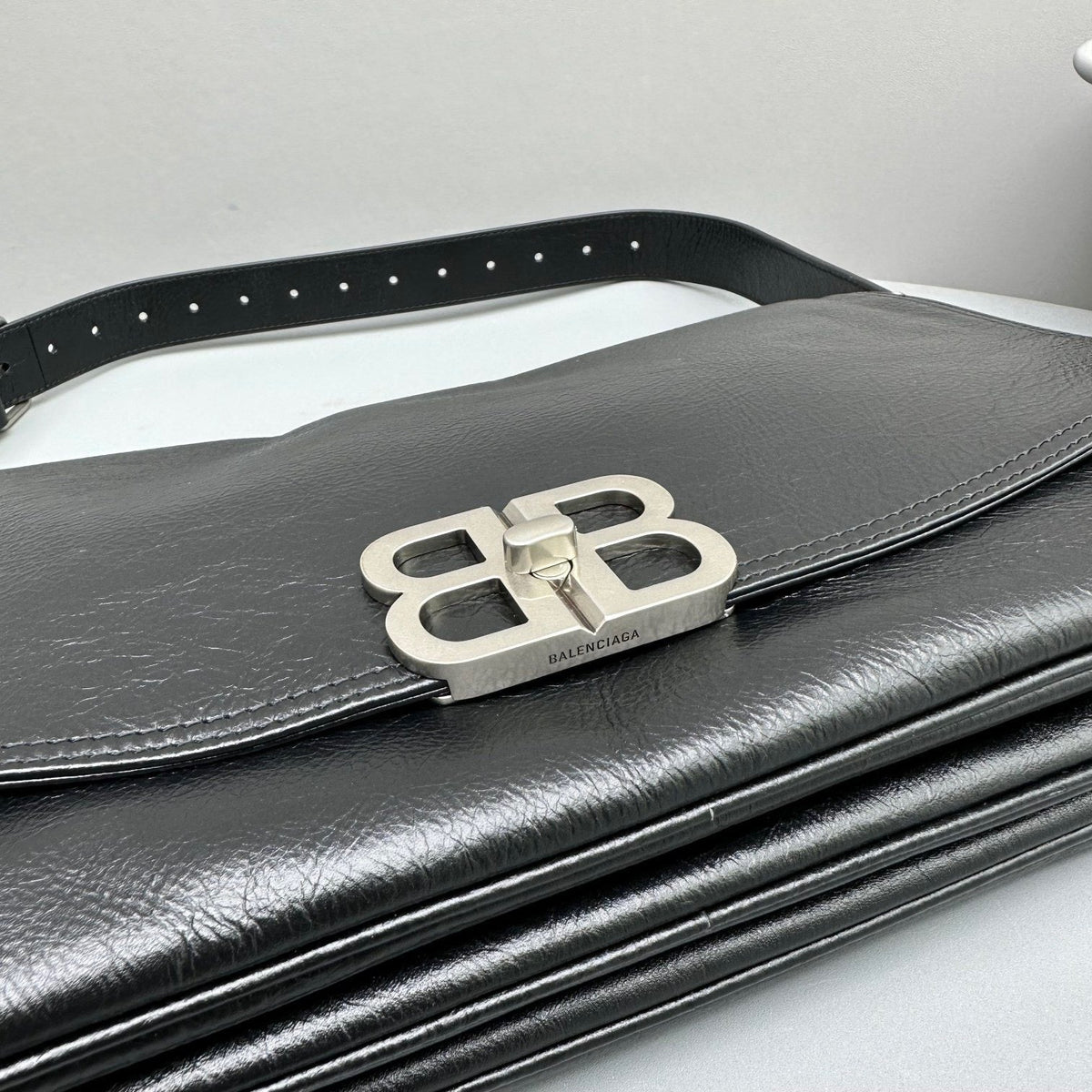 Wallets? Bal Bb Soft Large Flap Bag Premium Leather Designer Wallet