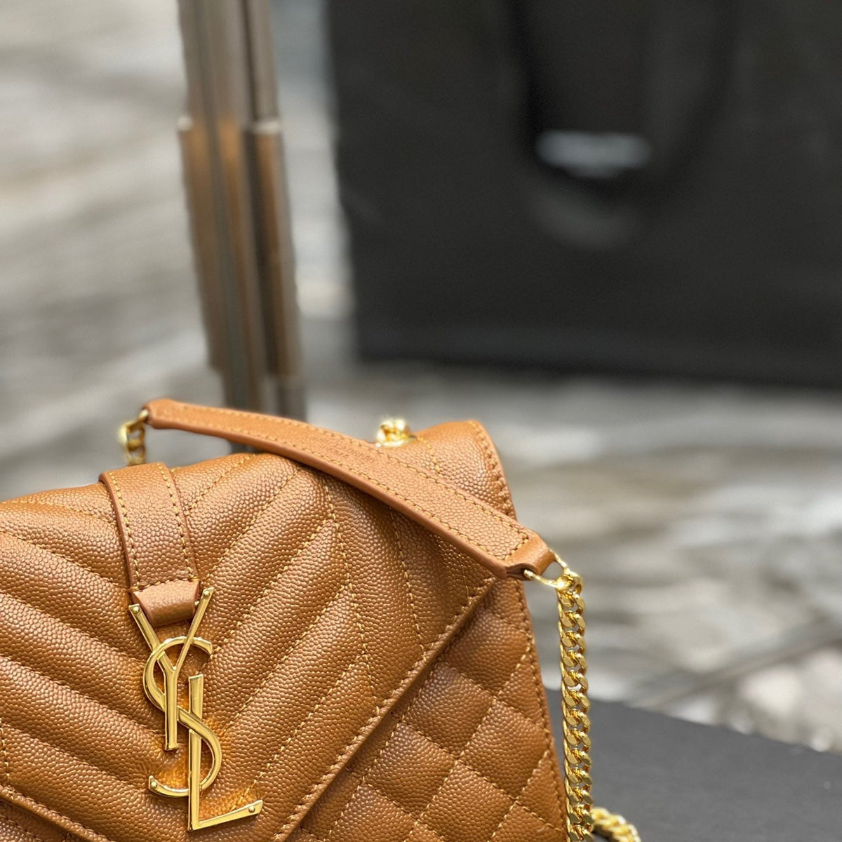 Saint Laurent Wallets? Saint Laurent Small Envelope Bag Elegant Everyday Leather Wallet