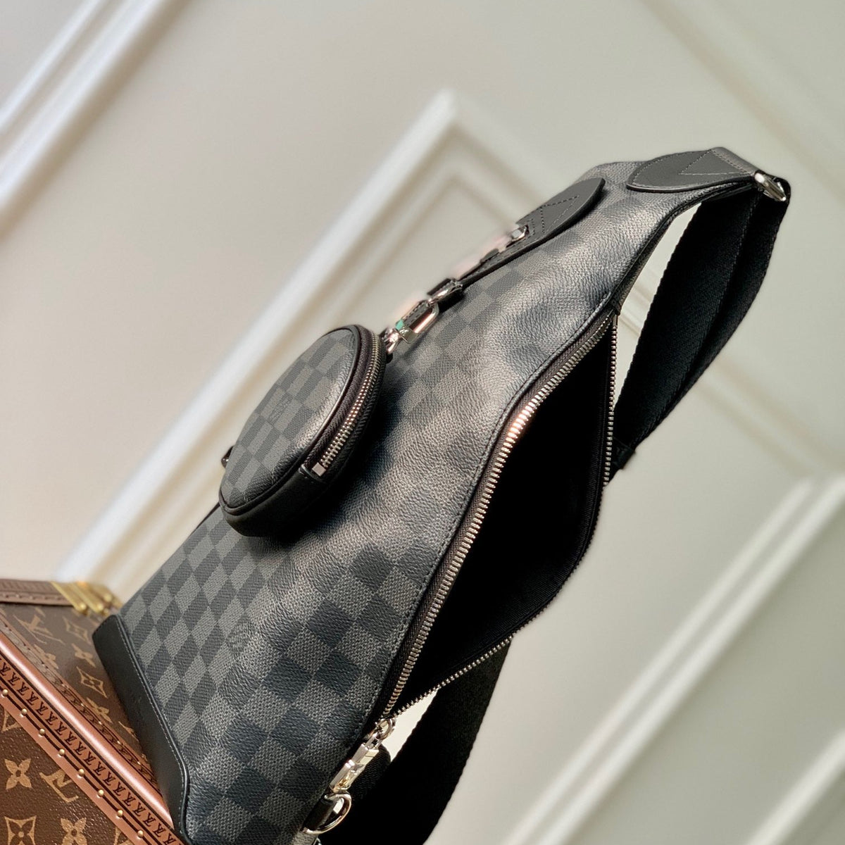 Louis Vuitton Wallets? Louis Vuitton Lou Duo Sling Bag Elegant Everyday Leather Wallet