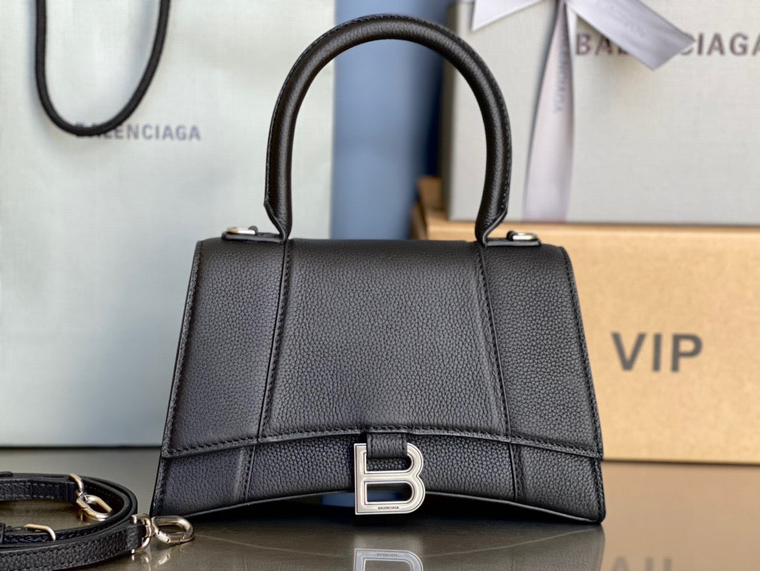 Wallets? Bal Hourglass Top Handle Bag Compact Luxury Card Wallet