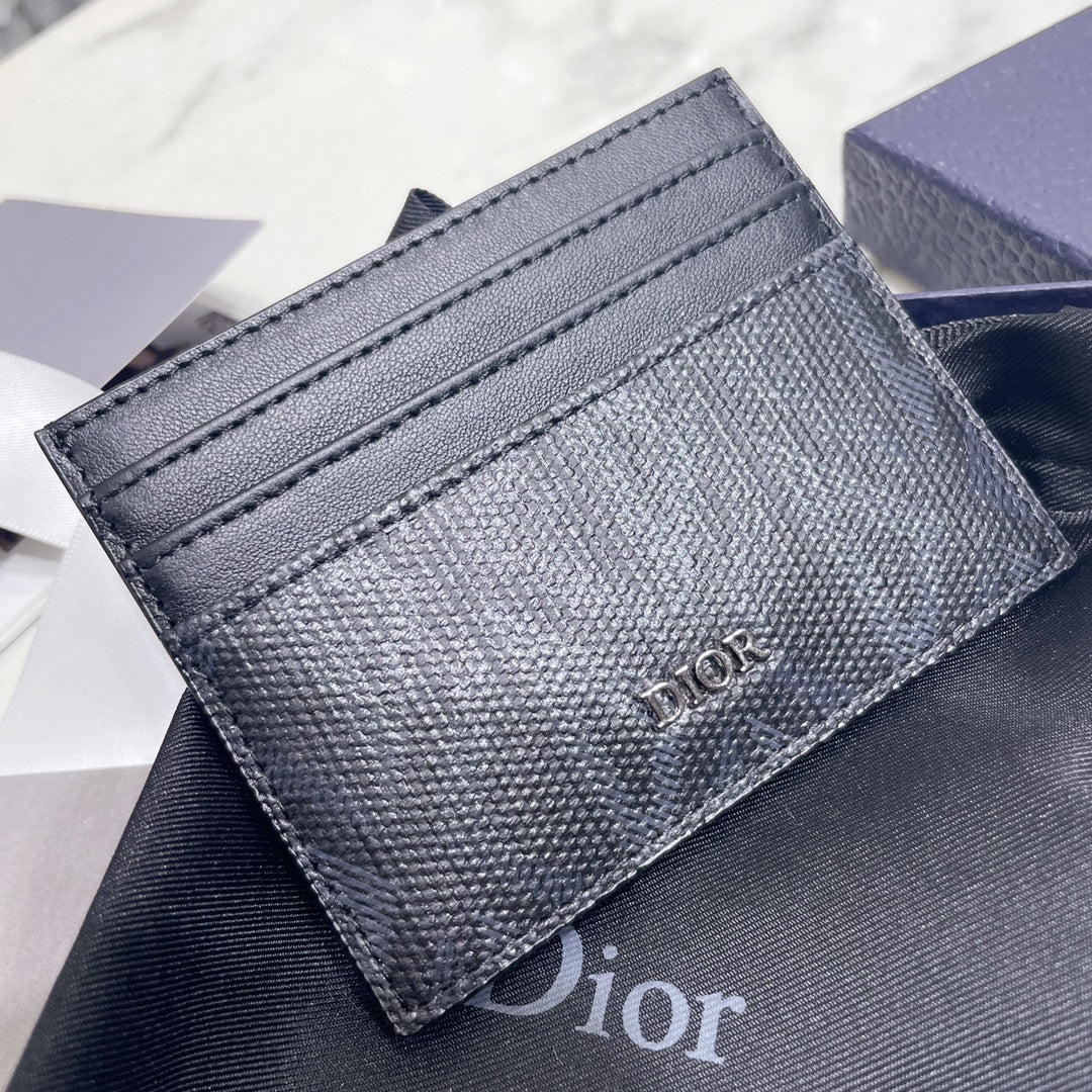 Dior Wallets? Dior Card Holder Elegant Everyday Leather Wallet
