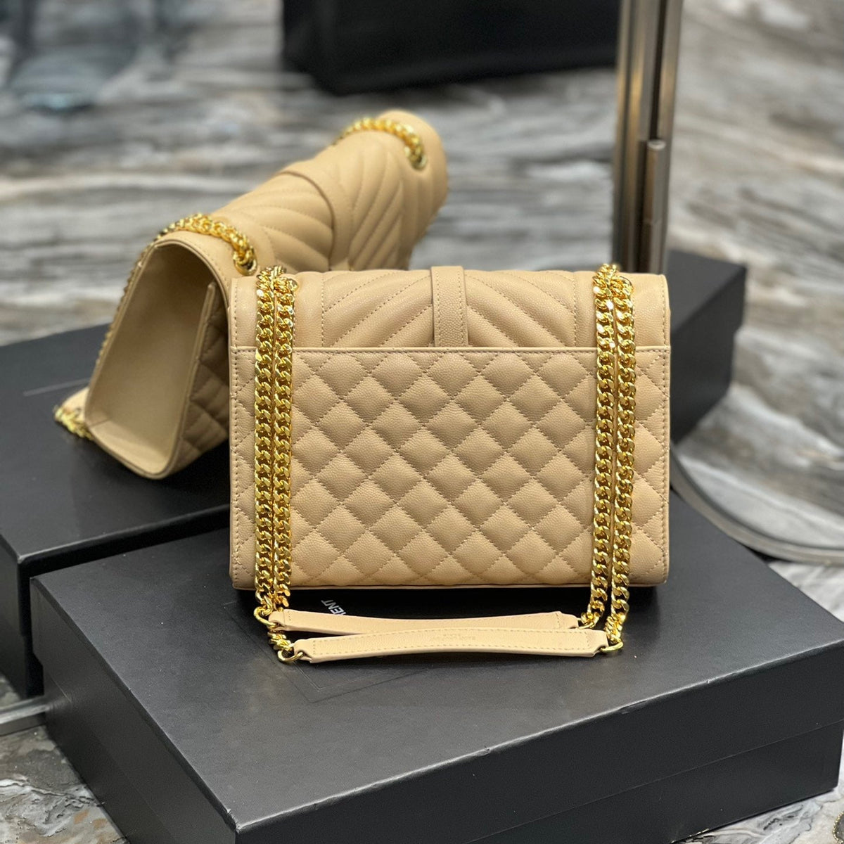 Saint Laurent Wallets? Saint Laurent Envelope Medium Bag Compact Luxury Card Wallet