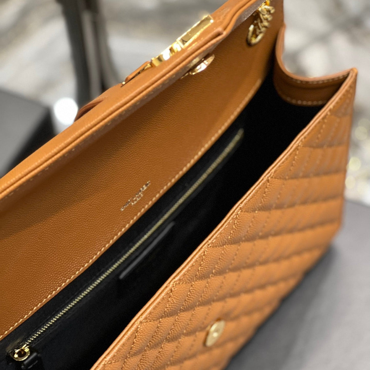 Saint Laurent Wallets? Saint Laurent Envelope Large Bag Premium Leather Designer Wallet
