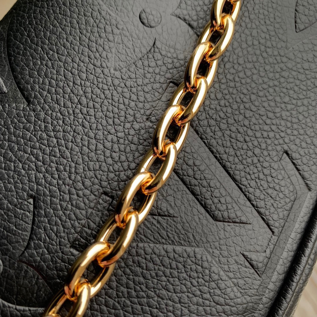 Louis Vuitton Wallets? Louis Vuitton Lou Ivy Wallet On Chain Bag Premium Leather Designer Wallet