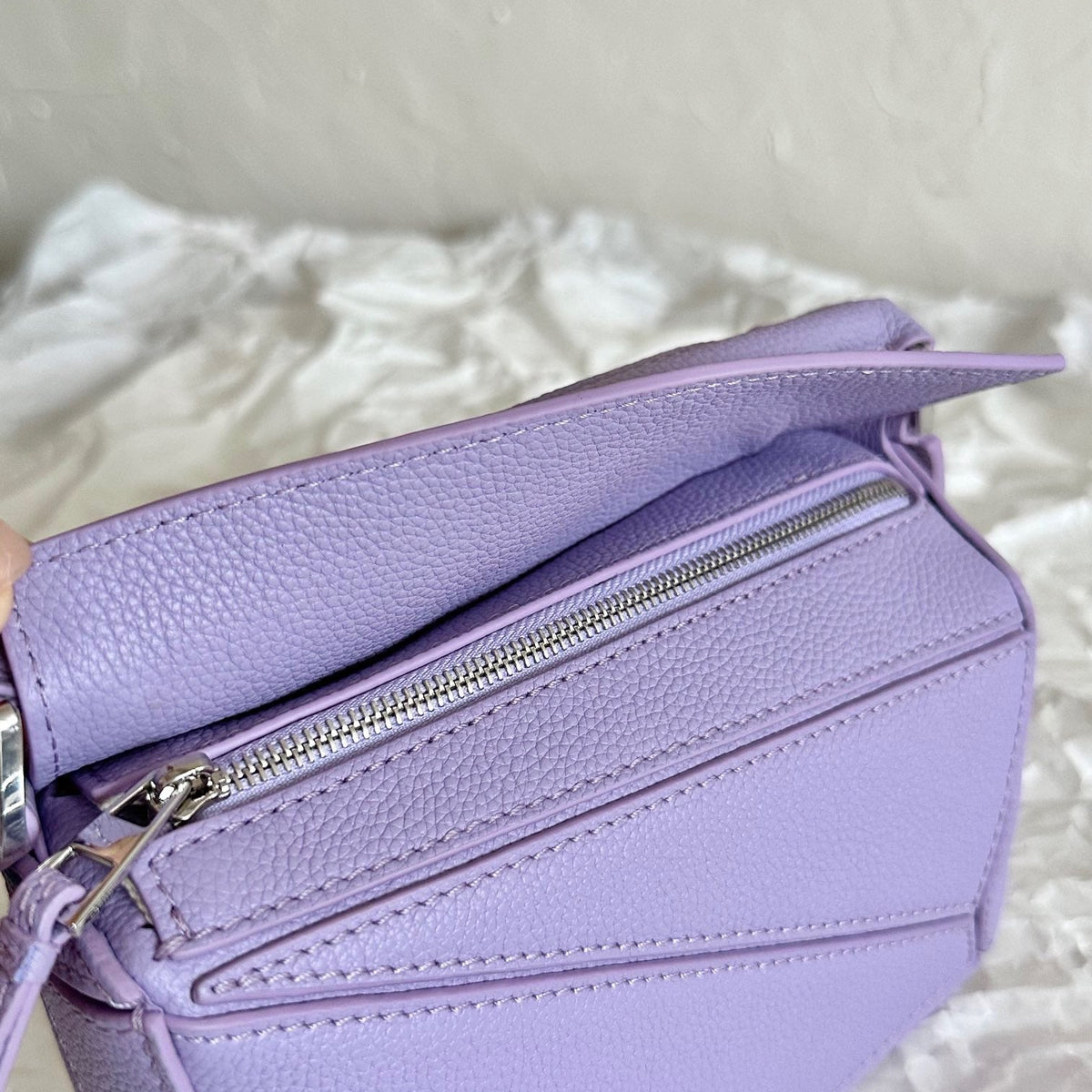Wallets? Loew Mini Puzzle Edge Bag Premium Leather Designer Wallet