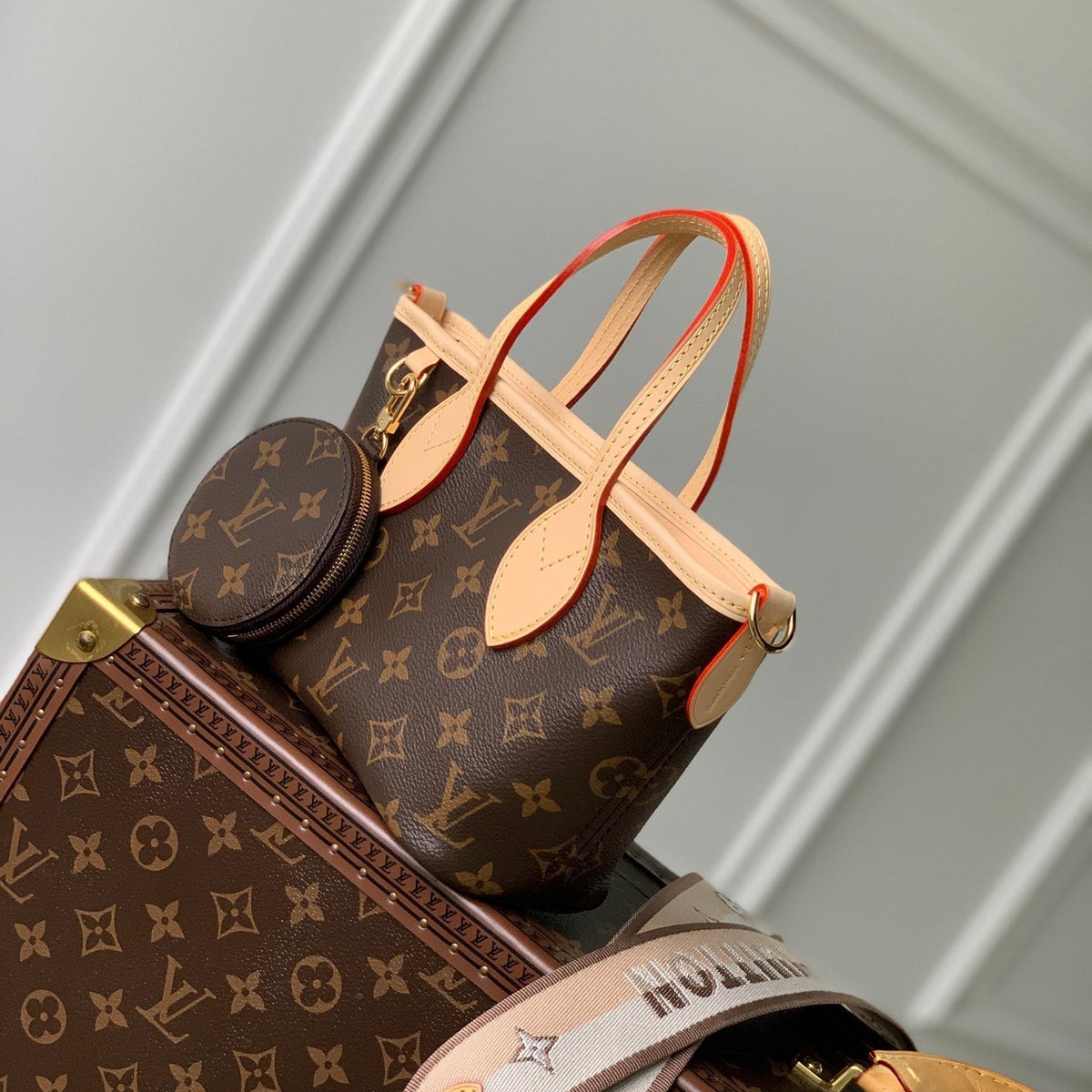 Louis Vuitton Bags- Louis Vuitton Lou Neverfull Bb Bag Nd Elegant Everyday Designer Handbag