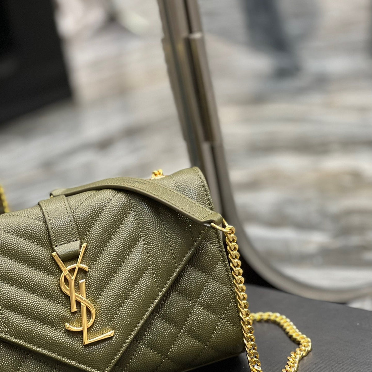 Saint Laurent Wallets? Saint Laurent Small Envelope Bag Compact Luxury Card Wallet