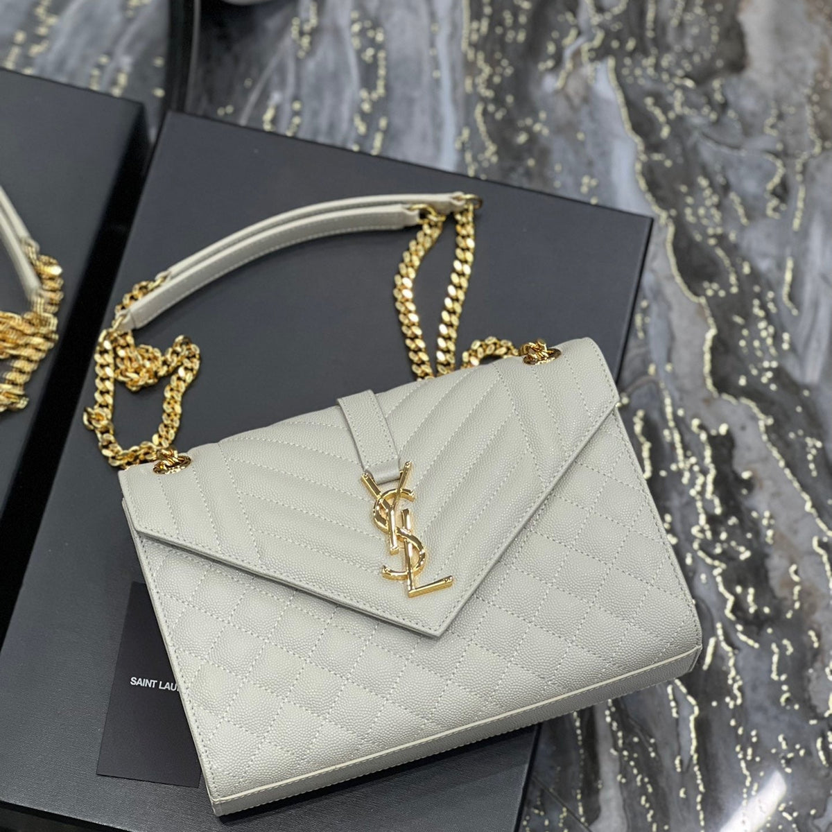 Saint Laurent Wallets? Saint Laurent Envelope Medium Bag Elegant Everyday Leather Wallet