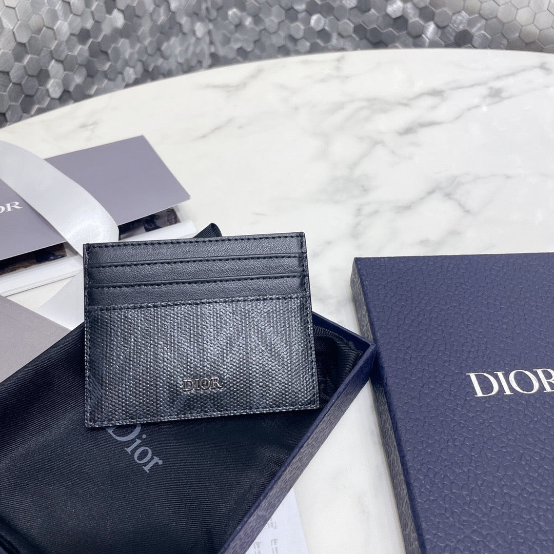 Dior Wallets? Dior Card Holder Elegant Everyday Leather Wallet