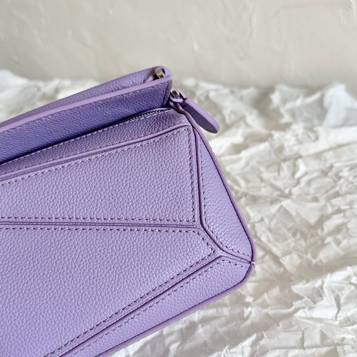 Wallets? Loew Mini Puzzle Edge Bag Premium Leather Designer Wallet