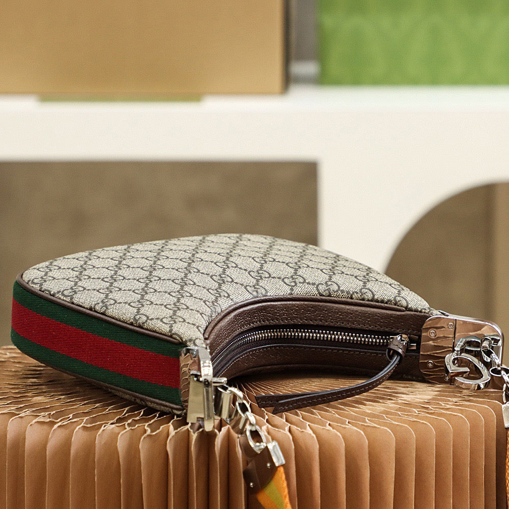 Gucci Wallets? Gucci Attaché Large Shoulder Bag Premium Leather Designer Wallet