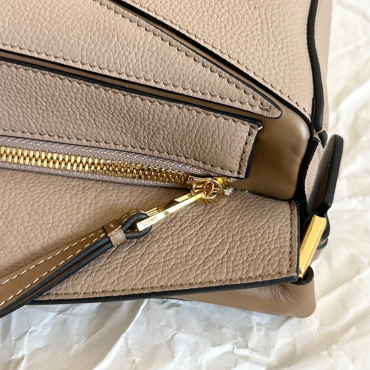 Wallets? Loew Small Puzzle Edge Bag Premium Leather Designer Wallet