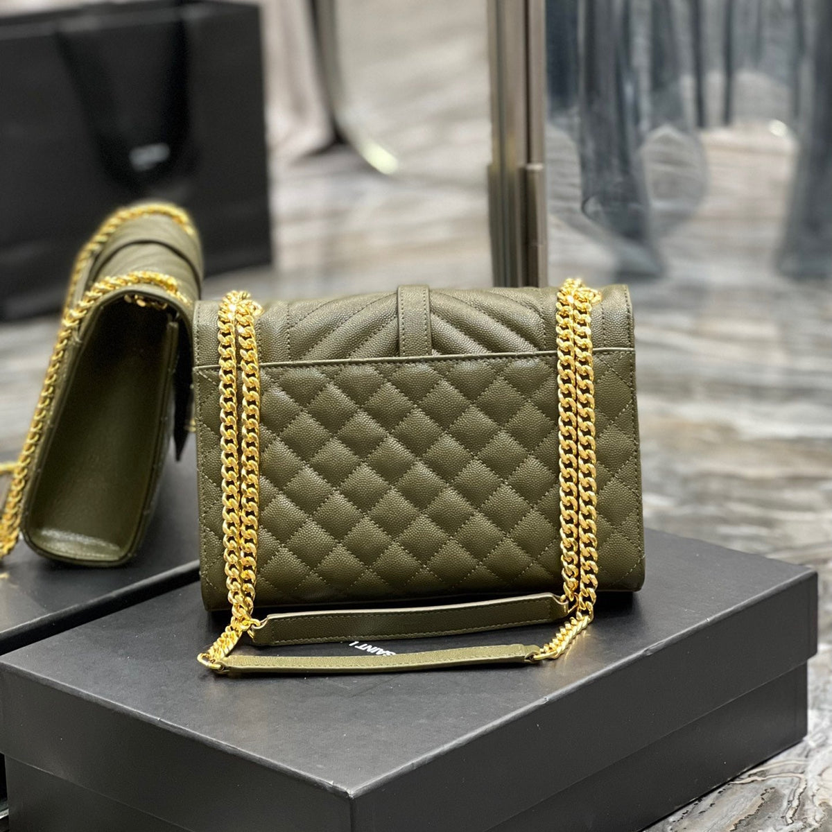 Saint Laurent Wallets? Saint Laurent Envelope Medium Bag Elegant Everyday Leather Wallet