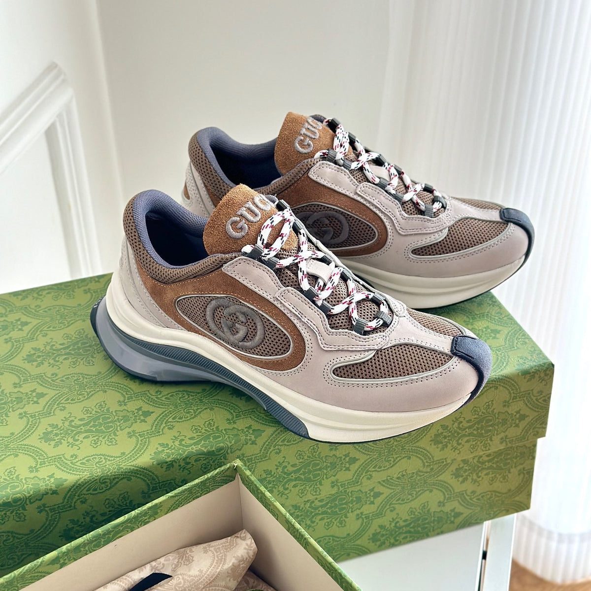 Gucci Shoes? Gucci Run Trainers Premium Designer Casual Shoes