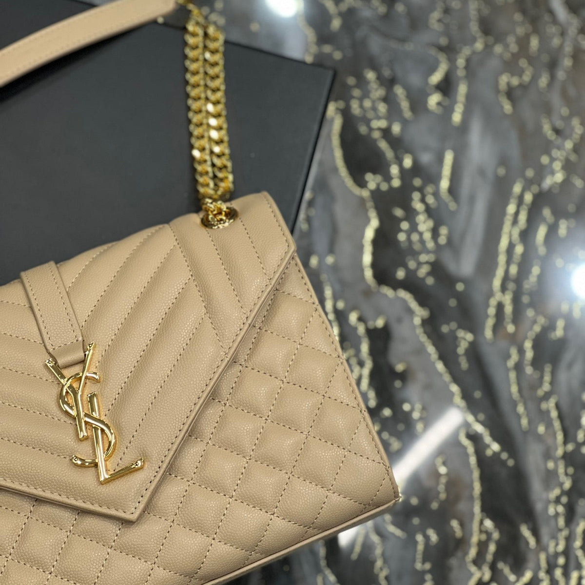Saint Laurent Wallets? Saint Laurent Envelope Medium Bag Compact Luxury Card Wallet