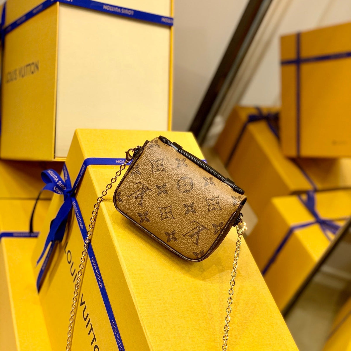 Louis Vuitton Wallets? Louis Vuitton Lou Micro Metis Bag Premium Leather Designer Wallet