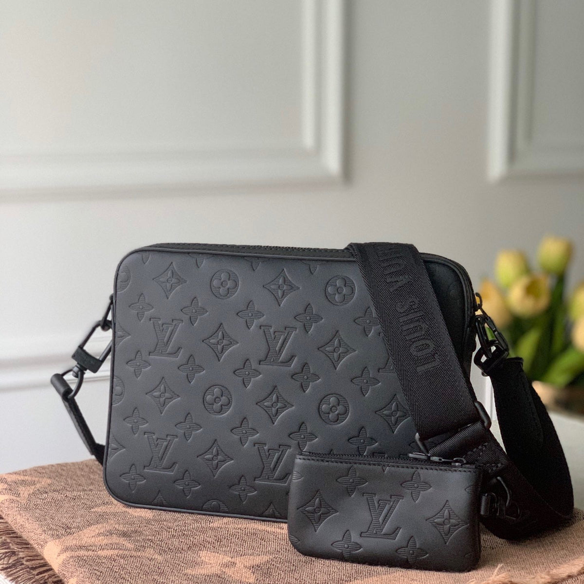Bags- Lou Duo Messenger Bag Nd Luxury Designer Leather Handbag