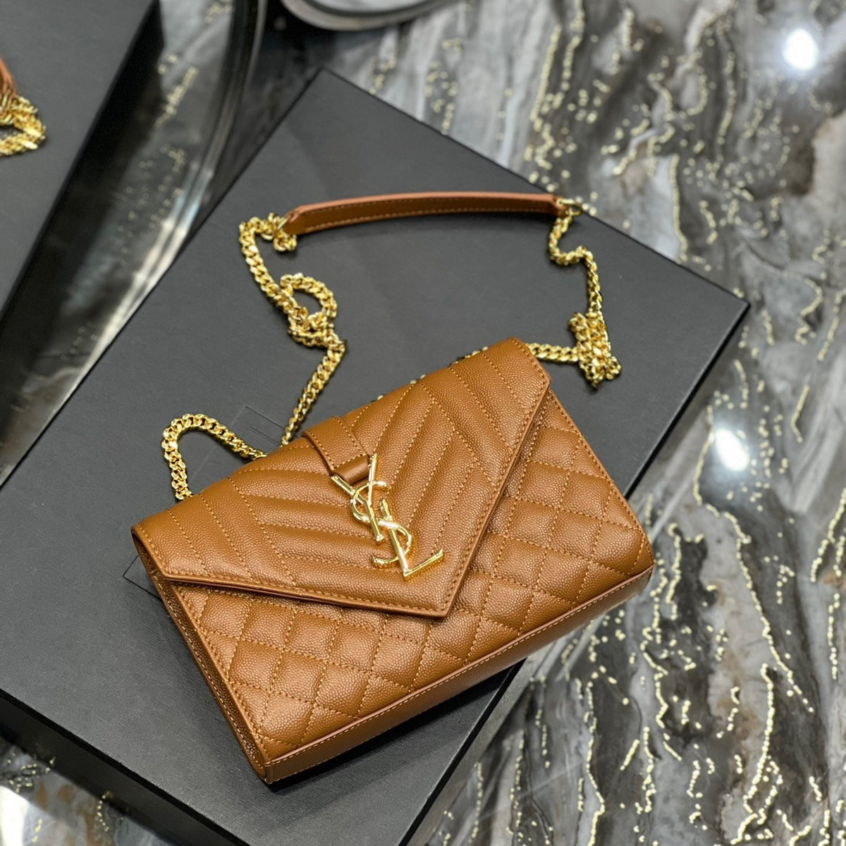 Saint Laurent Wallets? Saint Laurent Small Envelope Bag Elegant Everyday Leather Wallet