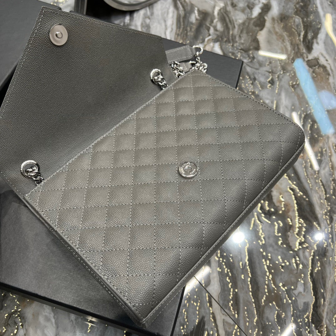 Saint Laurent Wallets? Saint Laurent Envelope Medium Bag Premium Leather Designer Wallet
