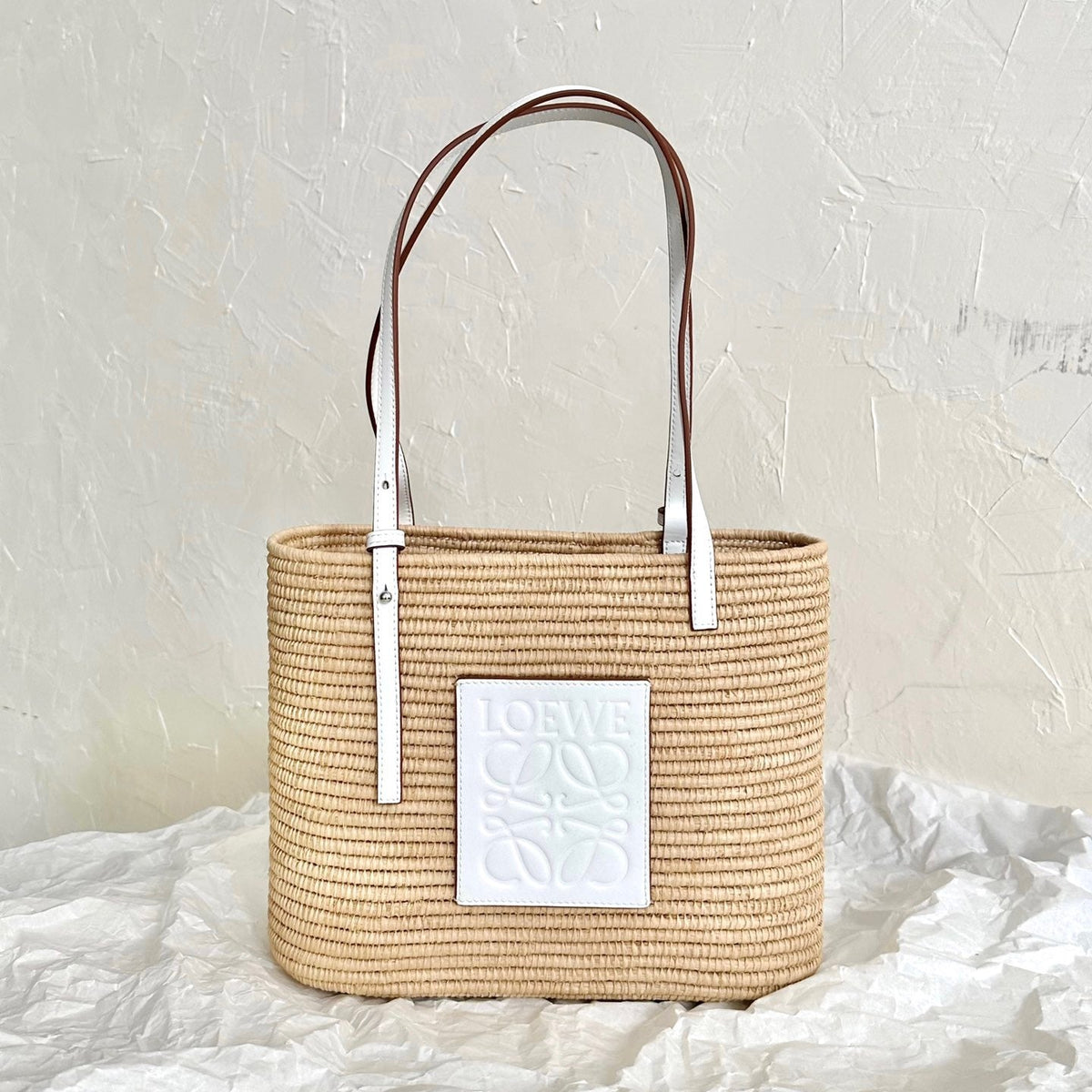 Wallets? Loew Small Square Basket Bag Elegant Everyday Leather Wallet