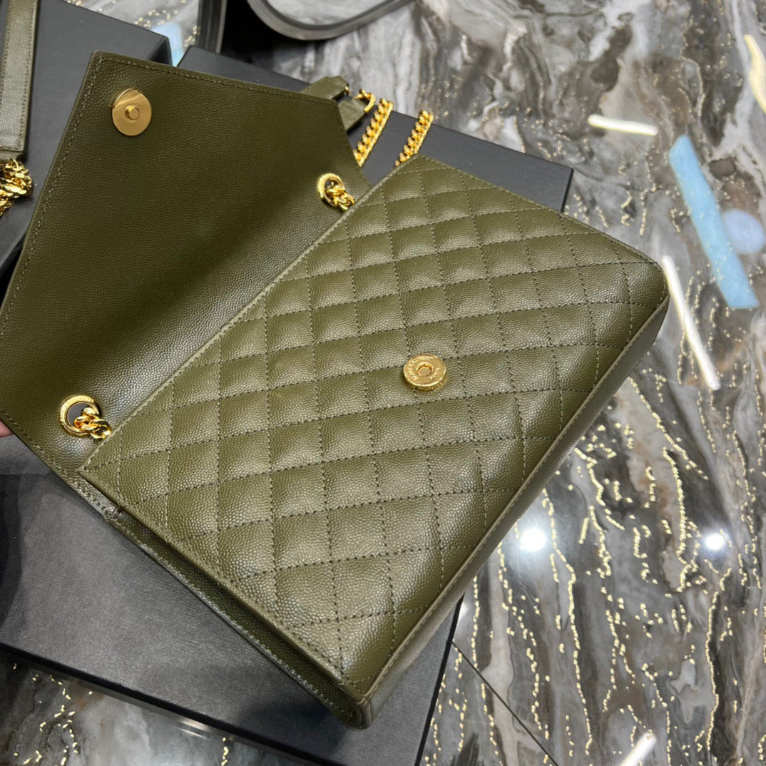 Saint Laurent Wallets? Saint Laurent Envelope Medium Bag Elegant Everyday Leather Wallet