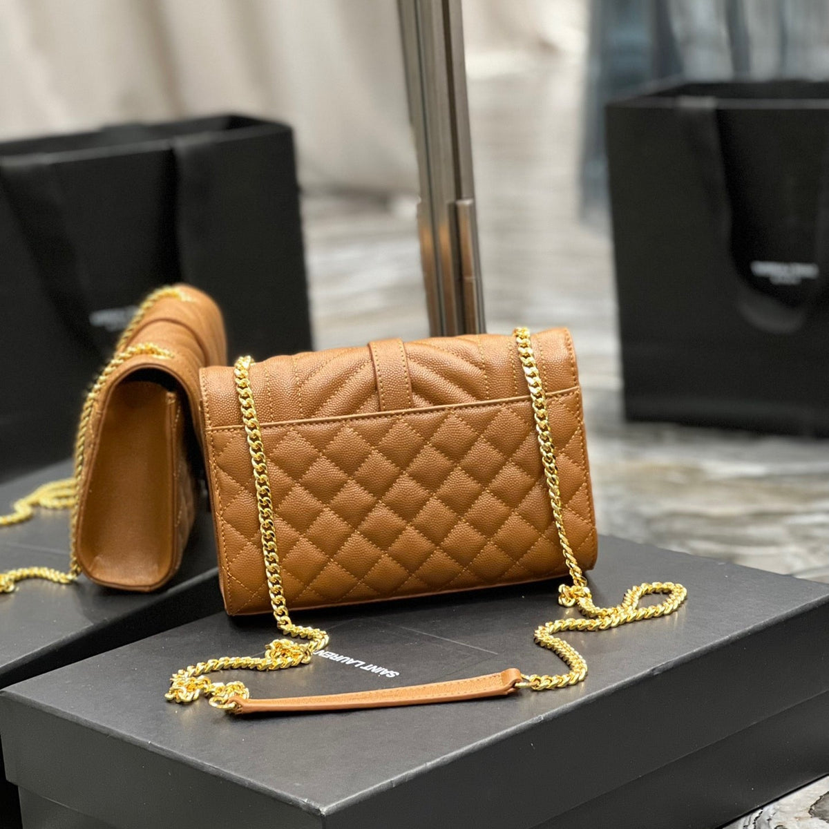 Saint Laurent Wallets? Saint Laurent Small Envelope Bag Elegant Everyday Leather Wallet