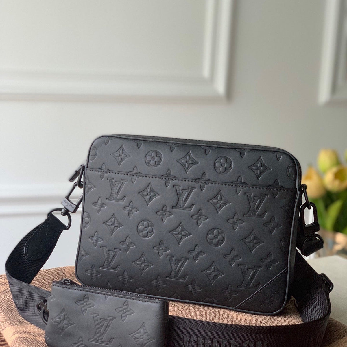 Bags- Lou Duo Messenger Bag Nd Luxury Designer Leather Handbag