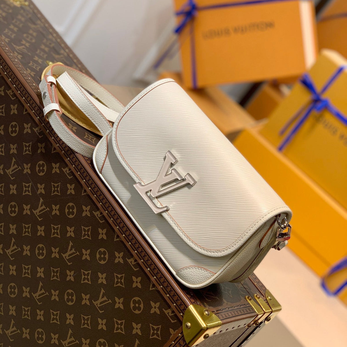 Louis Vuitton Wallets? Louis Vuitton Lou Buci Bag Elegant Everyday Leather Wallet