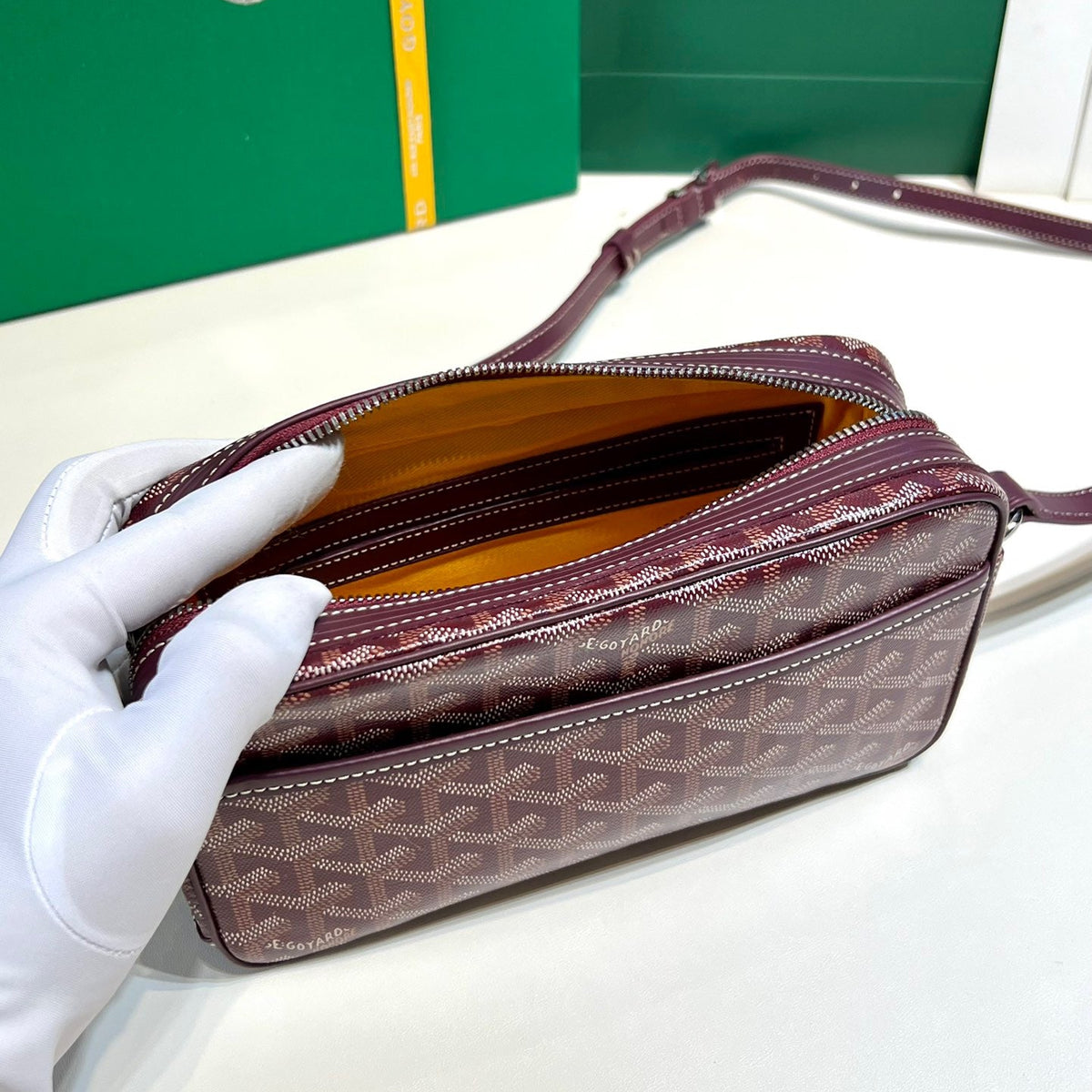Wallets? Goya Cap Vert Bag Premium Leather Designer Wallet