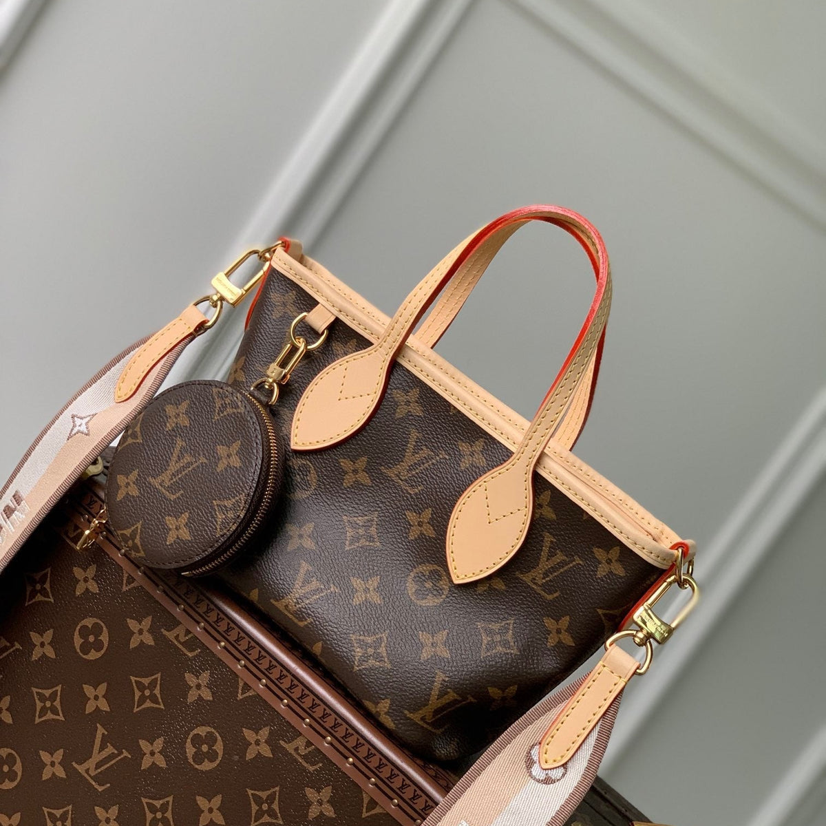 Louis Vuitton Bags- Louis Vuitton Lou Neverfull Bb Bag Nd Elegant Everyday Designer Handbag