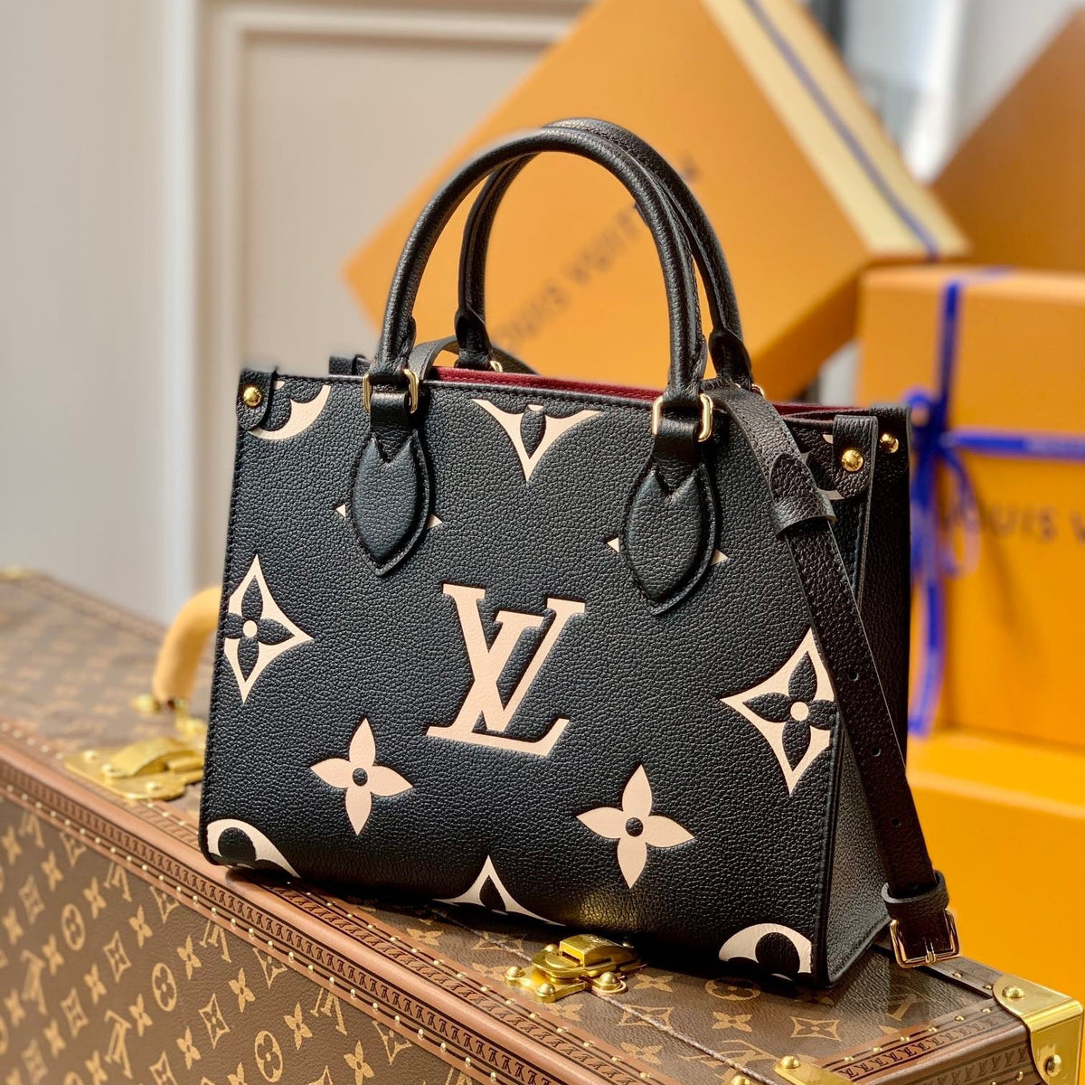 Bags- Lou Onthego Pm Tote Bag Nd by Luxury Designer Leather Handbag