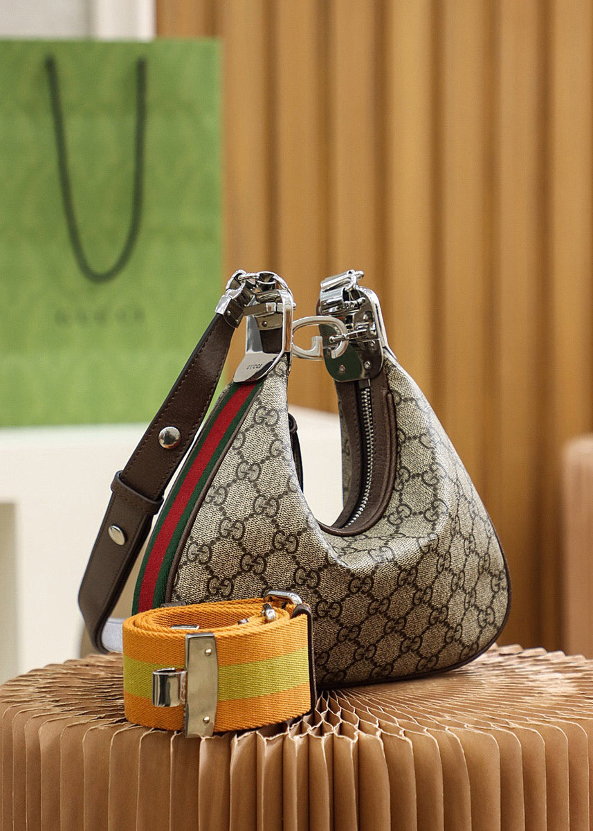 Gucci Wallets? Gucci Attaché Large Shoulder Bag Premium Leather Designer Wallet